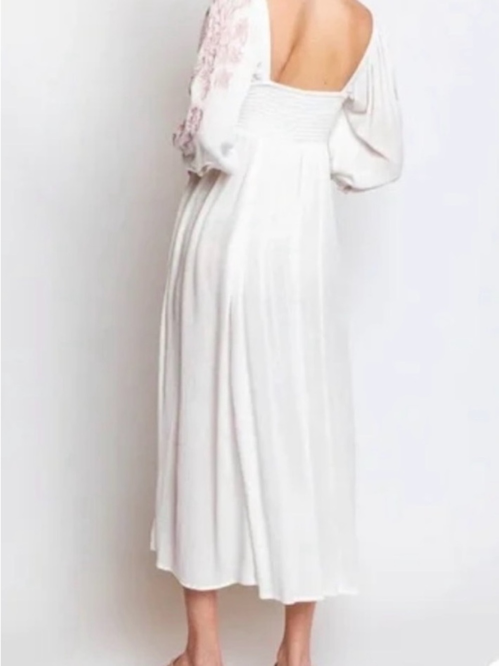 Free People Wedgewood Maxi dress size S in Ivory NWT B261 - Picture 11 of 11
